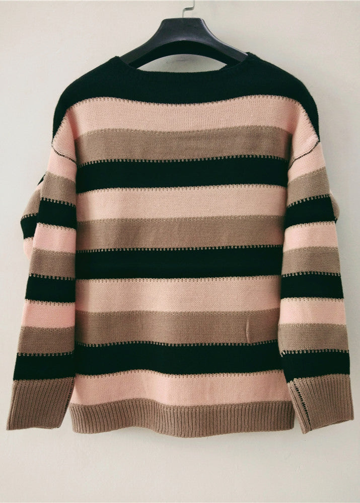 stitching sweater pullover