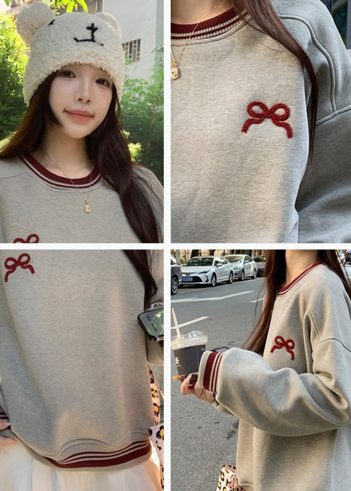 Korean Bow Sweater