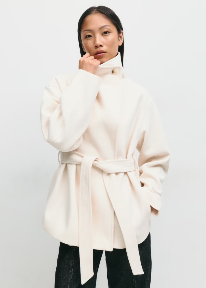 Veste Courte Col Haut