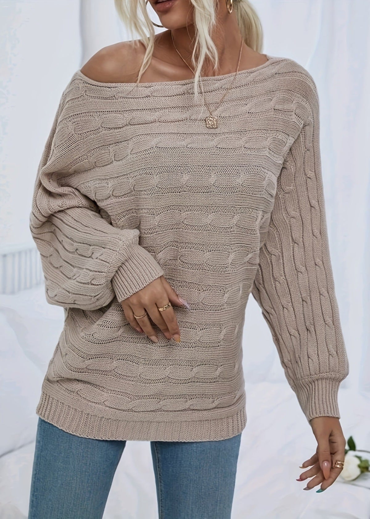 Off-Neck Pullover