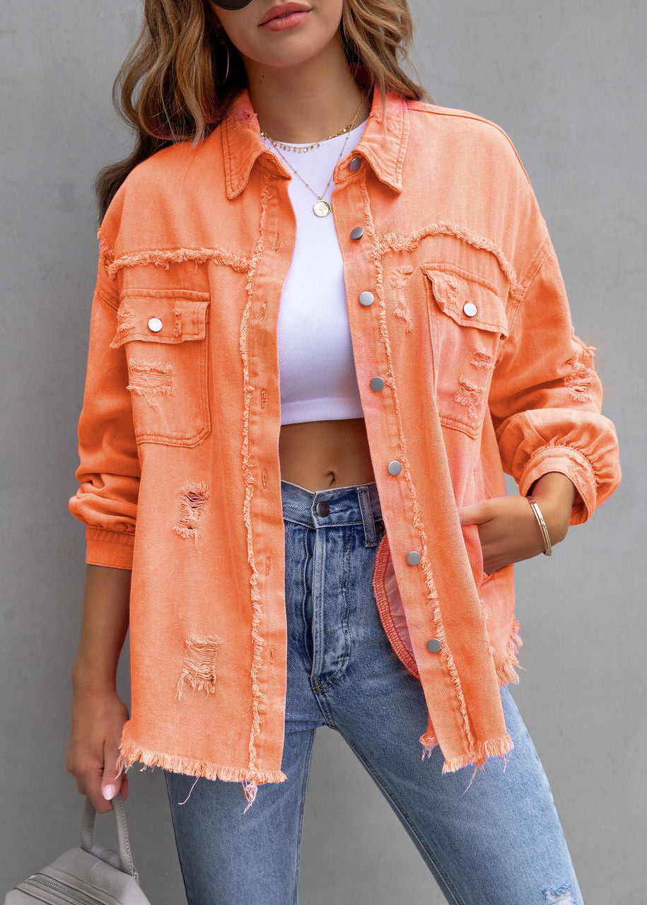 Mi-saison Denim Jacket