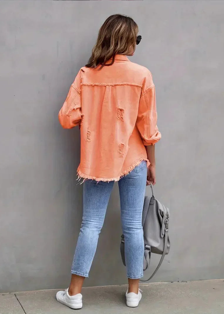 Mi-saison Denim Jacket