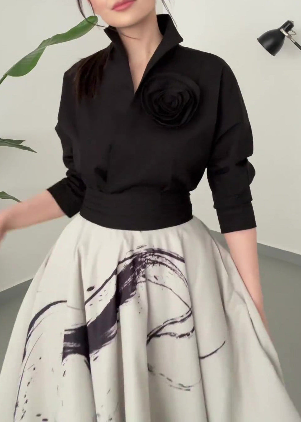 Black Floral